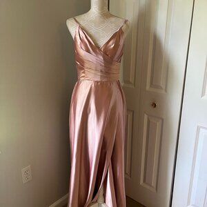 Satin gown
